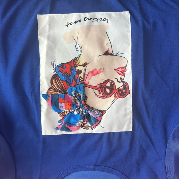 🌸3/$12,Shein blue XL dress, new - Picture 8 of 9